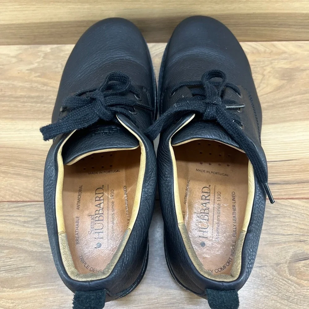 Samuel Hubbard‎ Free Mens Shoes 10 W Black Leather Casual Comfort M1100